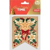 GoDan Linksmų Kalėdų girliandos juostelės 10x13cm 250cm
