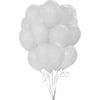 GoDan Metal Balloons Baltas, B &amp; C, 30 cm, 50 vnt.