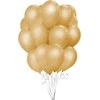 GoDan metaliniai balionai Gold, B &amp; C, 30 cm, 50 vnt.