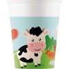 GoDan Kubeczki papierowe Farm 200ml 8szt