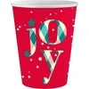 GoDan Joy popieriniai puodeliai raudoni 250ml 6vnt