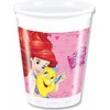 GoDan Princess Dreaming plastikiniai puodeliai 200ml 8vnt