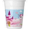 GoDan Vienaragis plastikiniai puodeliai 200ml 8vnt