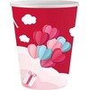 GoDan Kubeczki papierowe Love 250ml 6szt