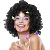 GoDan Mega afro juodas perukas - 1 vnt