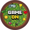 GoDan Talerzyki papierowe Game On 18cm 6szt