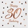 GoDan Serwetki B&C Happy 30 Birthday balta 33x33cm 20szt