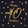GoDan SERWETKI 40 Birthday 33x33 cm 20 vnt