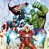 Globos Europe Bv Avengers popierinės servetėlės 33x33cm 20vnt