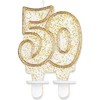 GODAN blizganti gimtadienio žvakė numeris 50