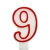 Gimtadienio žvakė numeris 9 GODAN PF-SCC/9