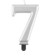 GoDan Gimtadienio žvakė "7" sidabro 8cm