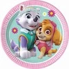 GoDan Paw Patrol Skye &amp; Everest Nickelodeon popierinės lėkštės, 20 cm, 8 vnt. be plastiko