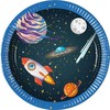 GoDan Rocket Space popierinės lėkštės 20cm 8vnt