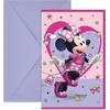 Globos Europe Bv GoDan Kvietimai Minnie Junior Mouse 6vnt