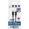Kabelis USB GoGEN USB-C - USB-C 0.6 m Juodas (1700-0177)