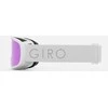 Gogle žieminiai GIRO MOXIE Baltas CORE LIGHT (szyba AMBER Rožinis 19-42% S2 + Geltonas 77% S1) (NEW 2023/2024)