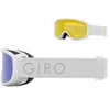 Gogle žieminiai GIRO MOXIE Baltas CORE LIGHT (szyba Pilkas COBALT 8-18% S3 + Geltonas 77% S1) (NEW 2023/2024)