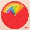 Dėlionė Goki „Goki Layered Puzzle Rainbow Circle“ (57737)