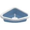 Stefanplast Kačių kraiko dėžė Sprint Corner 56x40x14cm mėlyna balta