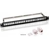 Goobay Keystone skydelis 24 prievadas + 24 CAT 6 UTP suapvalintas