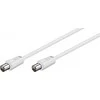 Goobay antenos kabelis 2,5 m baltas (68147)