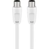 Goobay antenos kabelis 2,5 m baltas (68147)