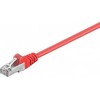 Wentronic „Goobay CAT 5e“ jungties kabelis, SF/UTP, raudonas – laido ilgis 20 m