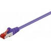 „Goobay CAT 6“ jungties kabelis, S/FTP (PiMF), violetinis – laido ilgis 0,15 m