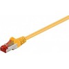 Wentronic „Goobay CAT 6“ jungties kabelis, S/FTP (PiMF), geltonas – laido ilgis 30 m
