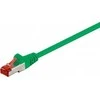 Goobay CAT 6 sujungimo kabelis, S / FTP (PIMF), žalias - kabelio ilgis 0,25 m