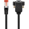 Goobay CAT 6 ilgintuvas/FTP (PiMF), juodas – laido ilgis 2 m