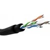 Wentronic „Goobay CAT 6“ anteninio tinklo kabelio rinkinys, U/UTP, juodas - Kabelio ilgis 305 m