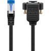 „Goobay“ CAT 6A prailginimo kabelis S/FTP (PiMF), juodas - Kabelio ilgis 5 m