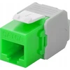 Goobay CAT 6A Keystone Jack RJ45, UTP, 500 MHz – žalia spalva