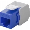 Goobay CAT 6A Keystone Jack RJ45, UTP, 500 MHz – mėlynos spalvos versija