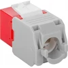„Goobay CAT 6A Keystone RJ45“ išvestis, UTP, 500 MHz – raudonos spalvos versija