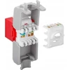 „Goobay CAT 6A Keystone RJ45“ išvestis, UTP, 500 MHz – raudonos spalvos versija