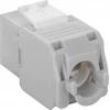 Goobay CAT 6A Keystone RJ45 lizdas, UTP, 500 MHz – šviesiai pilkos spalvos versija