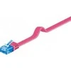 „Goobay CAT 6A“ plokščias kabelis, U/UTP, violetinis – kabelio ilgis 0,5 m