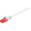 Goobay Kabelis łączący RJ-45, Cat 6 , U/UTP, balta, 1.5 m (95598)