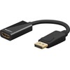 Goobay Kabelis przejściowy DisplayPort/HDMI, paauksuotas