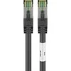 Goobay CAT8.1 S / FTP (PiMF) tinklo kabelis, 2 m, juodas