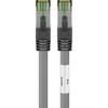 Wentronic „Goobay Goobay CAT 8.1“ jungiamasis kabelis, S / FTP (PiMF), pilkas, 0,25 m - LSZH be halogenų, varis AWG 24 (55134)