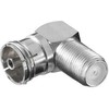 Goobay goobay F-Adapteris Buchse->Koaxial mėlynas 90° - 12237