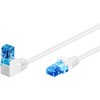 Goobay GOOBAY Patchcord U / UTP Kat. 6A Stulpai / Kampas 90 Baltas 10m