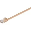 Goobay Kabelis LAN Patchcord CAT 6 U/UTP FLAT rūda 3m