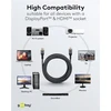 Goobay Kabelis adapter DisplayPort do HDMI™ 2.0/2.1 8K/60HZ 1m 78964