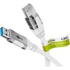 Kabelis USB Goobay USB-A - RJ-45 5 m Baltas (RB74161)