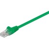 Goobay Kabelis krosowy patchcord U/UTP kat.5e CCA žalia 1m 68343 - 68343